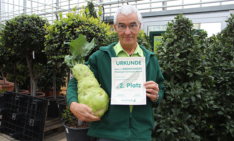 Kohlrabi-Wettbewerb bei Grönfingers, Rostock